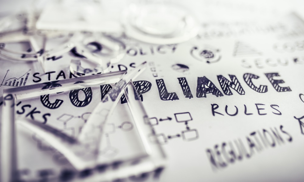 vendor compliance documents with the words rules and regulations.