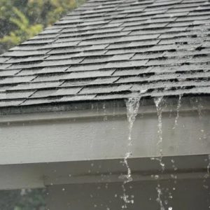 roof leak and water damage